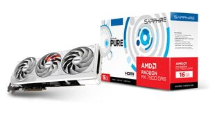 Sapphire Pure AMD Radeon RX 7800 XT (11325-03-20G) цена и информация | Видеокарты (GPU) | 220.lv