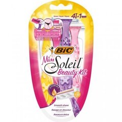 Бритвенный набор для женщин Bic Miss Soleil Beauty Kit, 4 шт цена и информация | Косметика и средства для бритья | 220.lv