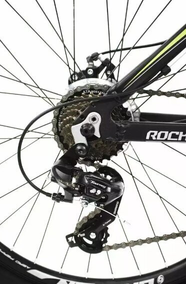 Pilsētas velosipēds RocksBike, melns цена и информация | Velosipēdi | 220.lv