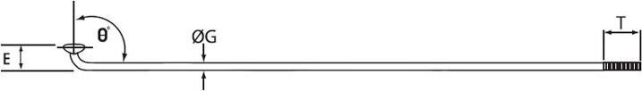 Spieķi Cnspoke STD14 2.0-2.0-2.0 2.0 236mm 144gab. cena un informācija | Citas velosipēdu rezerves daļas | 220.lv