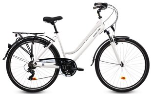 Pilsētas velosipēds Goetze Tour alu sieviešu 19", balts цена и информация | Велосипеды | 220.lv