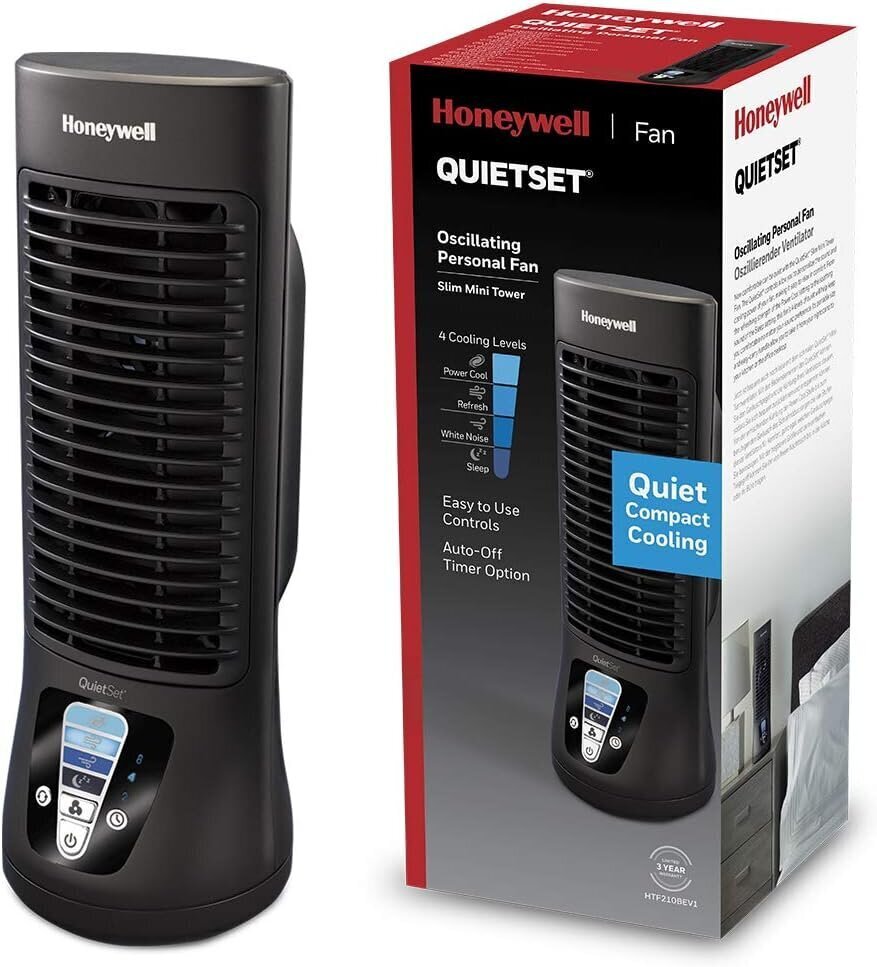 Honeywell QuietSet galda ventilators, 8 W cena un informācija | Ventilatori | 220.lv