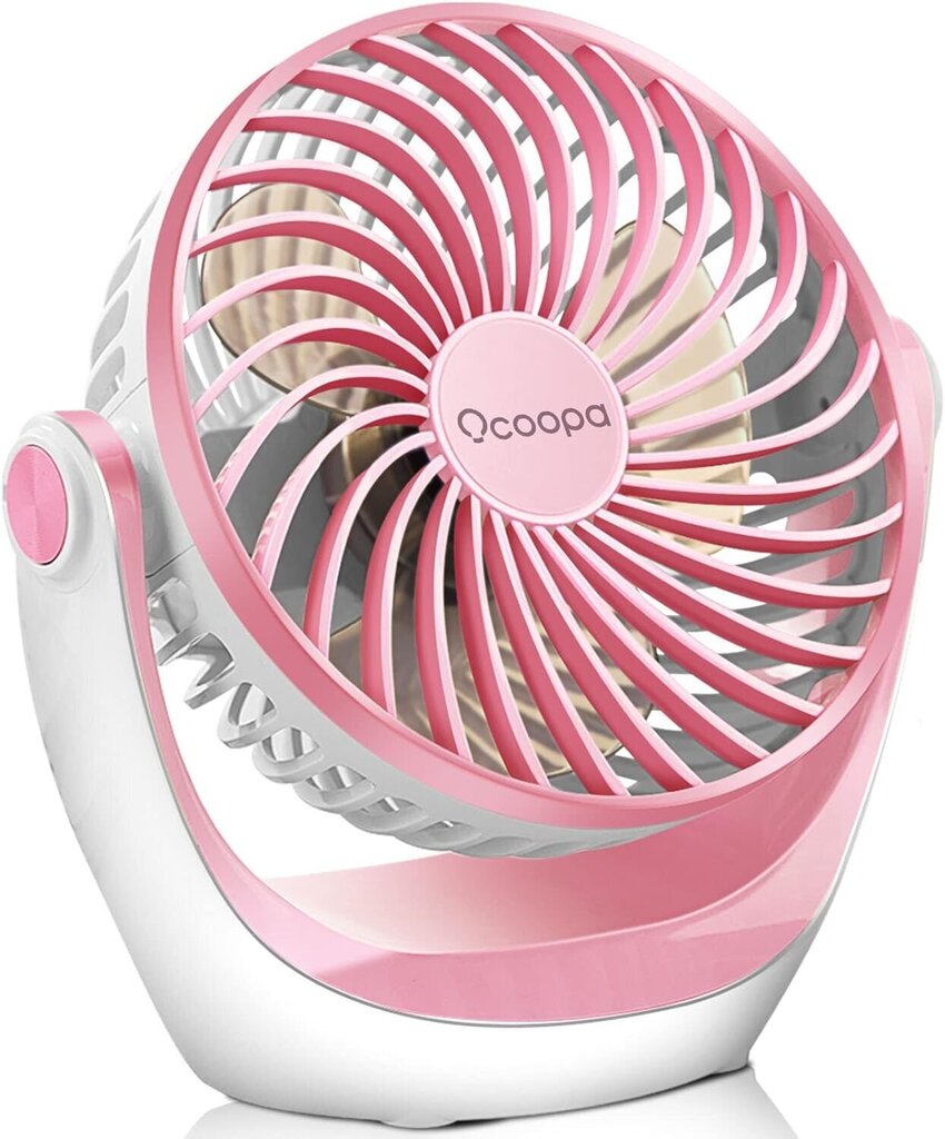 Galda ventilators Ocoopa USB, 2,5 W, rozā cena un informācija | Ventilatori | 220.lv