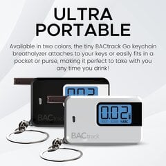 Алкотестер BACtrack Keychain Go цена и информация | Алкотестеры | 220.lv