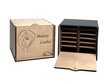 LashBox koka kaste mākslīgo skropstu planšetēm AF-1483 cena un informācija | Mēbeles skaistumkopšanas saloniem | 220.lv