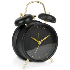 Metālisks melns, zelta retro pulkstenis cena un informācija | Pulksteņi | 220.lv