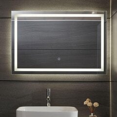 Vannas istabas spogulis,LED, 90x60cm цена и информация | Зеркала в ванную | 220.lv