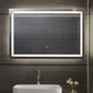 Vannas istabas spogulis,LED, 90x60cm cena un informācija | Vannas istabas spoguļi | 220.lv