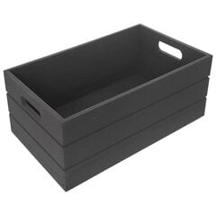Деревянный ящик для хранения, 36x26x15 см цена и информация | Ящики для вещей | 220.lv