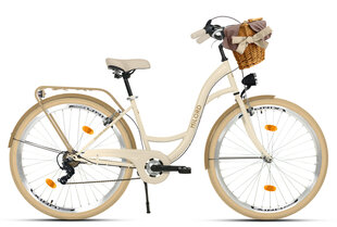 Pilsētas velosipēds Milord City Creme, 28", bēšs cena un informācija | Velosipēdi | 220.lv