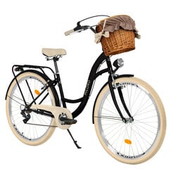 Pilsētas velosipēds Milord Black-Creme, 28", melns/bēšs cena un informācija | Velosipēdi | 220.lv