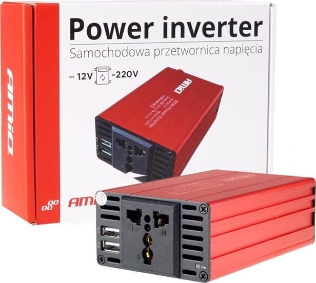 Inverters - strāvas pārveidotājs 24V/230V / 300W/600W цена и информация | Sprieguma pārveidotāji | 220.lv