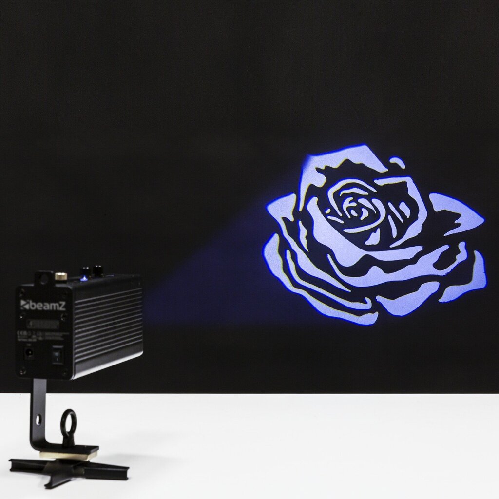 LED logotipa projektors LP10, melns cena un informācija | Svētku dekorācijas | 220.lv
