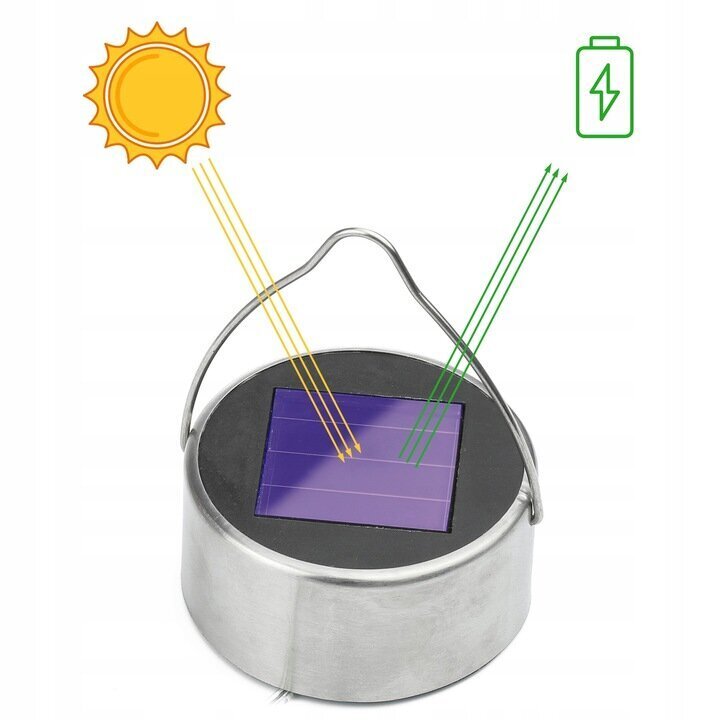 Dārza led saules bumba ar tauriņiem Interlook, daudzkrāsaina 52 cm 2 gab. cena un informācija | Āra apgaismojums | 220.lv