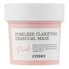 Attīroša krēmveida maska ​​no rozā māla Cosrx Poreless Clarifying Charcoal Mask, 110 g cena un informācija | Sejas maskas, acu maskas | 220.lv