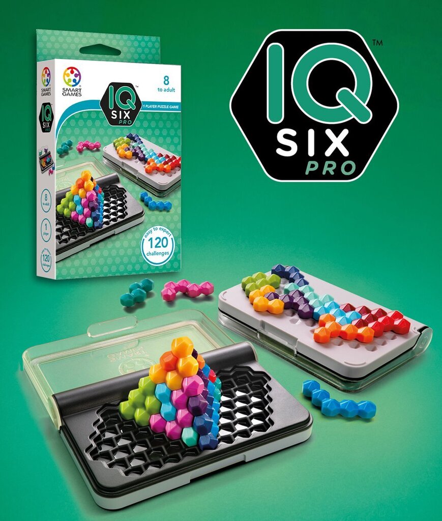 SmartGames - IQ Games (IQ Six Pro) spēle cena un informācija | Galda spēles | 220.lv