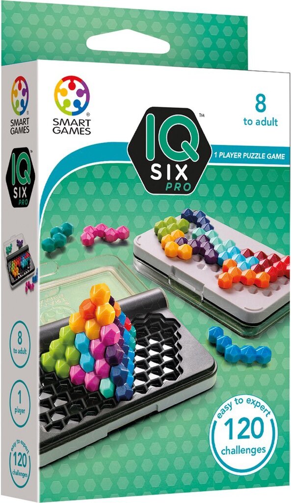 SmartGames - IQ Games (IQ Six Pro) spēle cena un informācija | Galda spēles | 220.lv