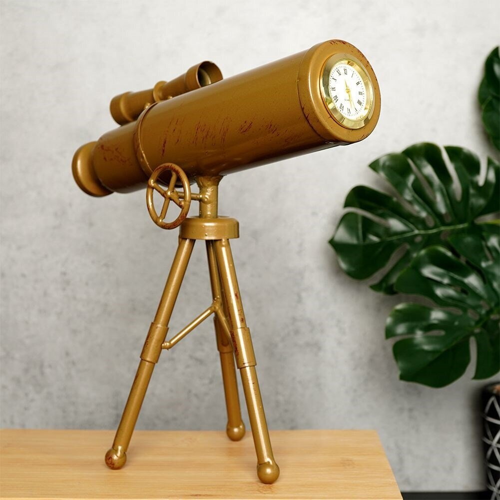 Teleskopiskais galda pulkstenis 21,5x10x22 cm цена и информация | Pulksteņi | 220.lv
