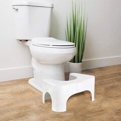 подставка для ног в туалете, белая цена и информация | Аксессуары для ванной комнаты | 220.lv