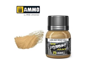 Krāsa Ammo Mig Drybrush Bright Gold 0627, 40 ml, dzeltens cena un informācija | Modelēšanas un zīmēšanas piederumi | 220.lv