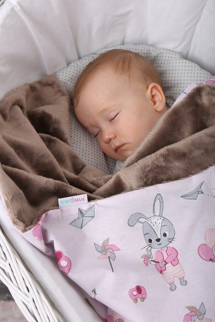 Babymam bērnu divpusēja sega, 75x50 cm cena un informācija | Bērnu gultas veļa | 220.lv
