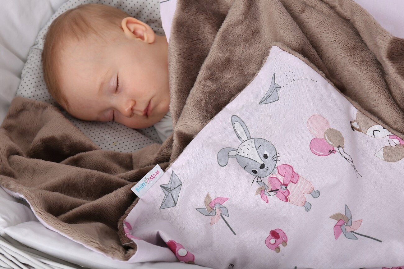 Babymam bērnu divpusēja sega, 75x50 cm cena un informācija | Bērnu gultas veļa | 220.lv