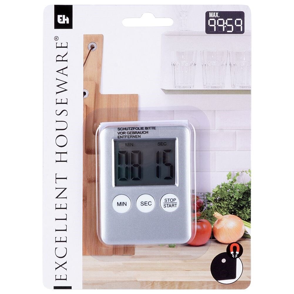 Virtuves taimeris, pelēks цена и информация | Taimeri, termostati | 220.lv