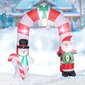 Ziemassvētku piepūšamie vārti ar led apgaismojumu 250x225 cm cena un informācija | Ziemassvētku dekorācijas | 220.lv