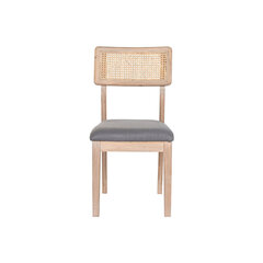 Ēdamistabas krēsls DKD Home Decor, brūns/pelēks цена и информация | Стулья для кухни и столовой | 220.lv
