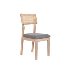 Обеденный стул DKD Home Decor Ель полиэстер Темно-серый (46 x 53 x 90 cm) цена и информация | Стулья для кухни и столовой | 220.lv