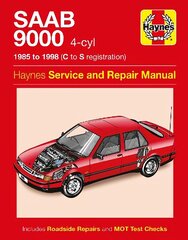 Saab 9000 (4-cyl) (85 - 98) Haynes Repair Manual 3rd Revised edition цена и информация | Энциклопедии, справочники | 220.lv