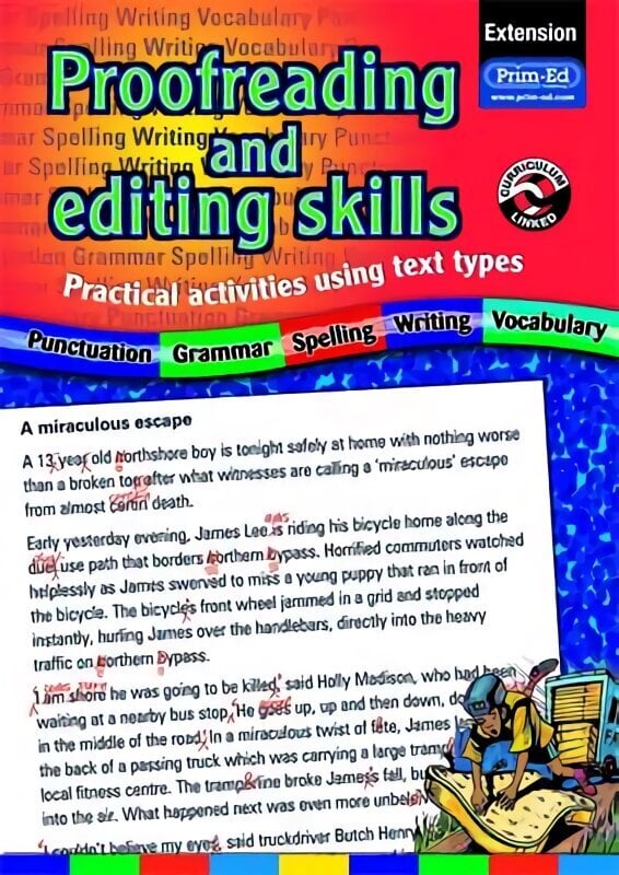 Proofreading and Editing Skills: Practical Activities Using Text Types, Extension cena un informācija | Grāmatas pusaudžiem un jauniešiem | 220.lv
