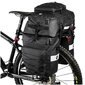 Bagāžas soma velosipēdam Rhinowalk, 65l, melna cena un informācija | Velo somas, telefona turētāji | 220.lv