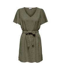 JDY женское платье 15321189*03, оливковый/kalam 5715515105212 цена и информация | Платья | 220.lv