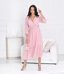 Abito Moda sieviešu kleita 234013 01, gaiši rozā 234013*01-ONE цена и информация | Платья | 220.lv