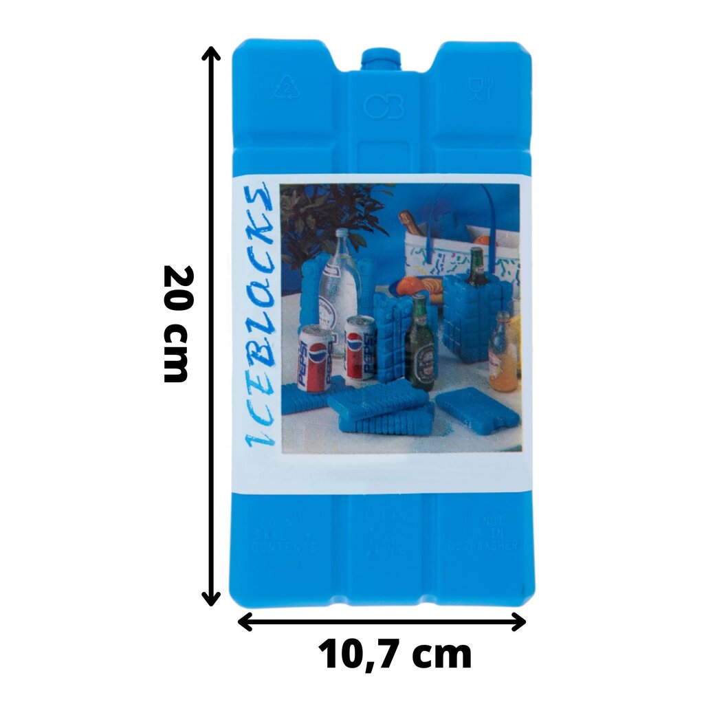 Dzesēšanas ieliktnis tūristu ledusskapjiem Kamai, 750ml, zils cena un informācija | Aukstuma somas, aukstuma kastes un aukstuma elementi | 220.lv