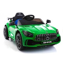 Vienvietīgs bērnu elektroauto Mercedes GTR Lean Cars, zaļš цена и информация | Электромобили для детей | 220.lv