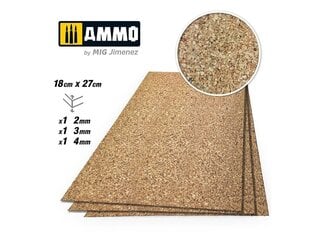 Korķa materiāls Ammo Mig 8842 modelēšanai cena un informācija | Konstruktori | 220.lv