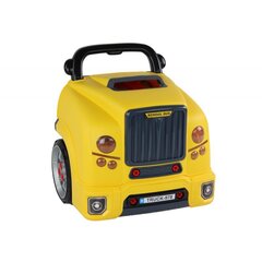 Rotaļu autobusu dzinēju remonts DIY Lean Toys, dzeltena cena un informācija | Rotaļlietas zēniem | 220.lv