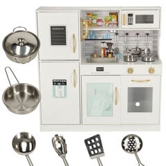 Koka virtuve bērniem ar ledusskapi цена и информация | Игрушки для девочек | 220.lv