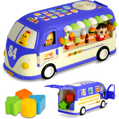 Развивающая игрушка Автобус, синий цена и информация | Игрушки для малышей | 220.lv