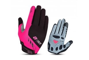 Riteņbraukšanas cimdi B-Race Pro, rozā S цена и информация | Велосипедные перчатки | 220.lv