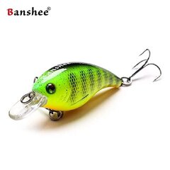 Vobleris Banshee Crankbait Bass 60mm 10g VC01 Bitter Laima asari, Plūdrus цена и информация | Воблеры, приманки, блесны | 220.lv