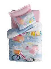 Cotton Box gultas veļas komplekts Happy Pink, 160x220, 3 daļas цена и информация | Детское постельное бельё | 220.lv