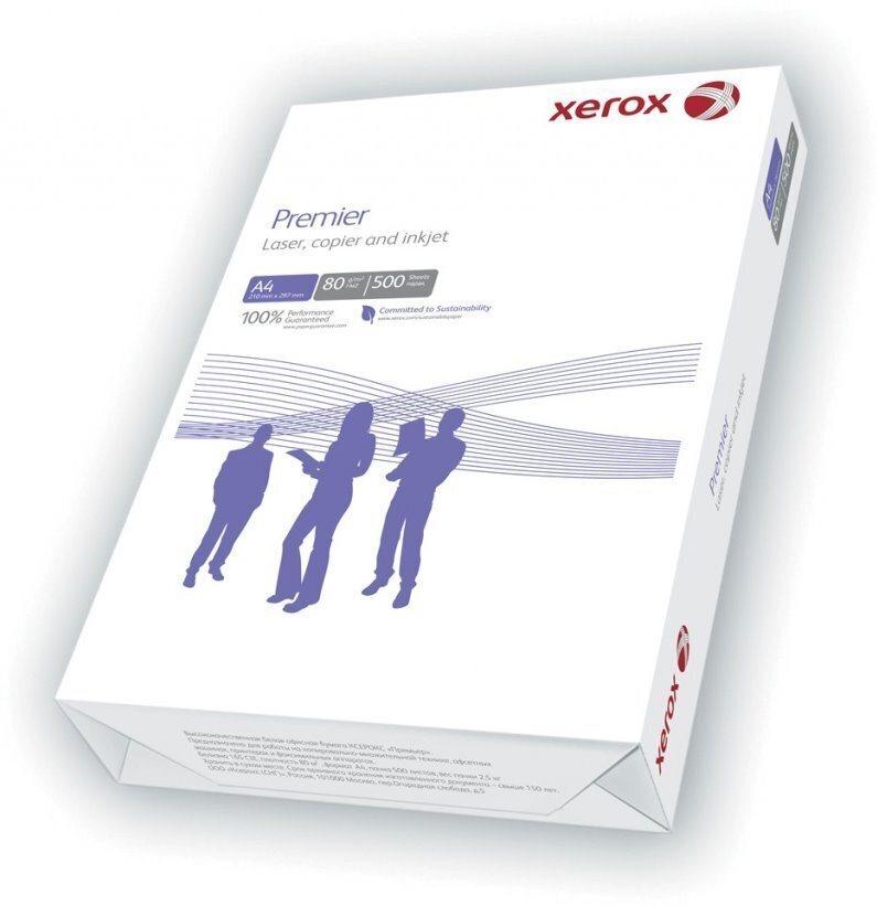 Biroja papīrs Premier Xerox, A3, 80g/m2, 500 loksnes цена и информация | Burtnīcas un papīra preces | 220.lv