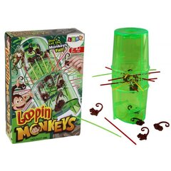 Arkādes spēle Lean Toys Falling Monkeys cena un informācija | Galda spēles | 220.lv