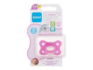 Соска Comfort MAM, розовый цвет, 2-6 месяцев, 1шт. цена и информация | Пустышки | 220.lv