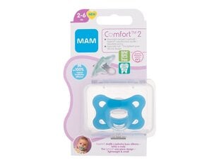 Knupītis Comfort MAM, zils, 2-6 mēneši, 1 gab цена и информация | Пустышки | 220.lv