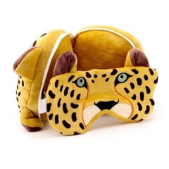 Дорожная подушка с маской для глаз, Леопард цена и информация | Аксессуары для автокресел | 220.lv