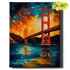 Картина по номерам На Раме Сан-Франциско Oh Art! 40x50 см цена и информация | Живопись по номерам | 220.lv